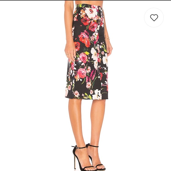 XXS Privacy Please Scarlet Skirt in Floral - Picture 3 of 5